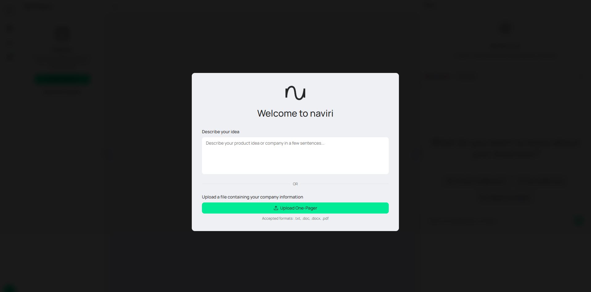 naviri onboarding